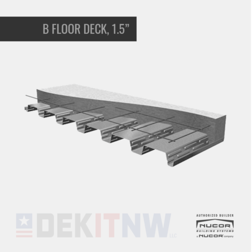 B Formlok<sup>®</sup> 1.5" Floor Deck